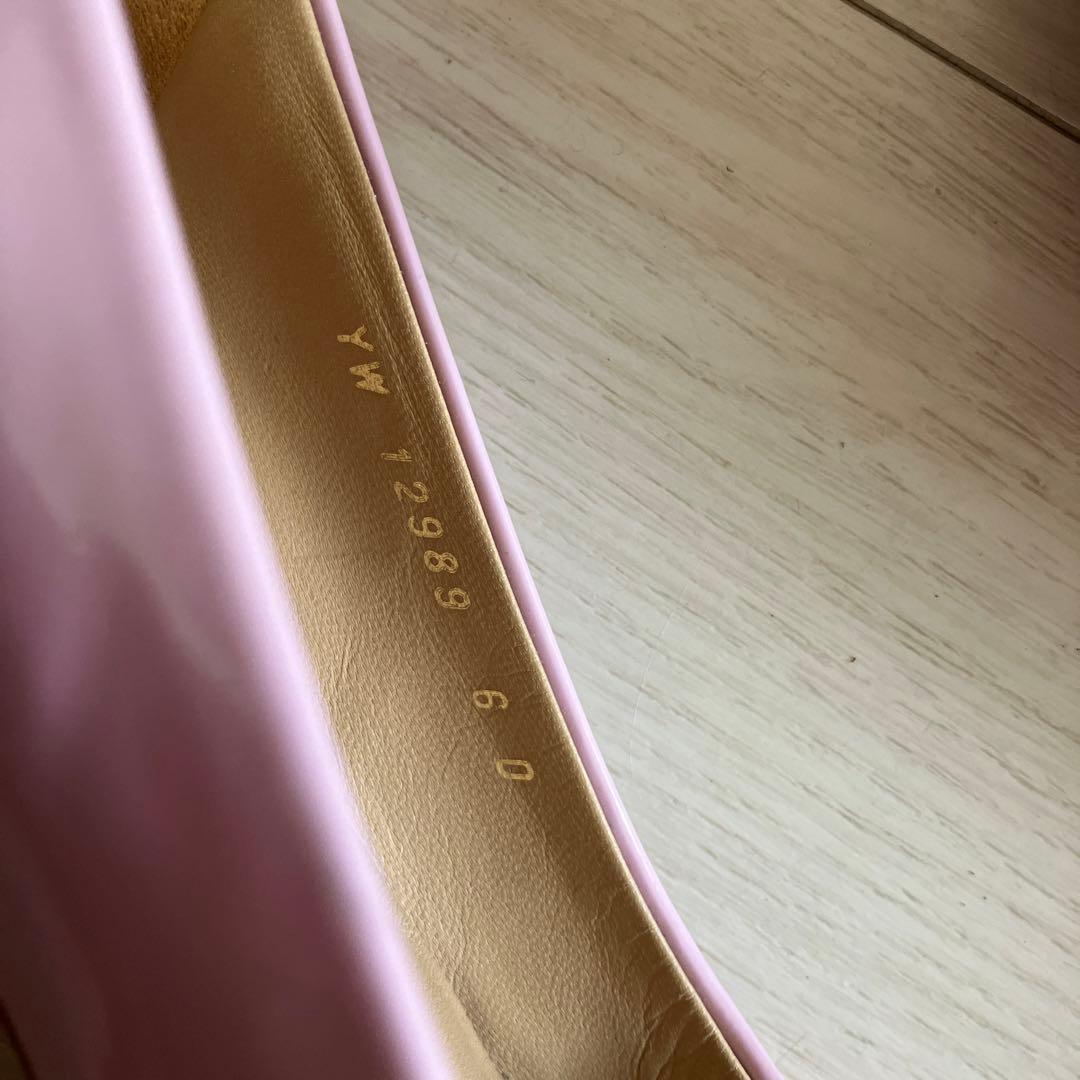 美品2度着　フェラガモ　ピンクバレーシューズ　6 (23.0cm〜23.5cm)