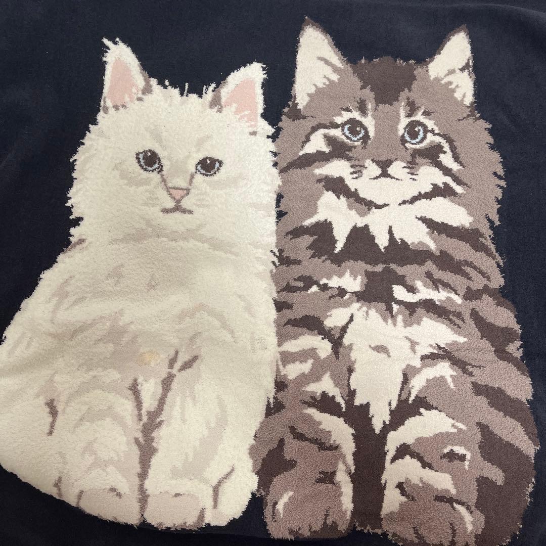 ジェラートピケ 猫柄ブランケット - メルカリ