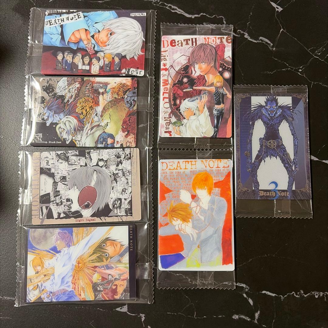 Death Note トレーディングカード 7枚セット - メルカリ