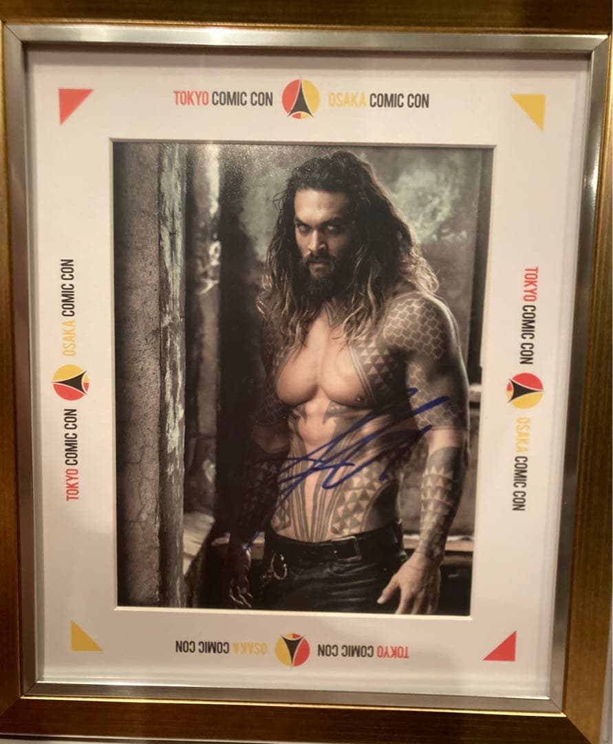 東京コミコン2024 コミコンくじジェイソン・モモア サインフォト