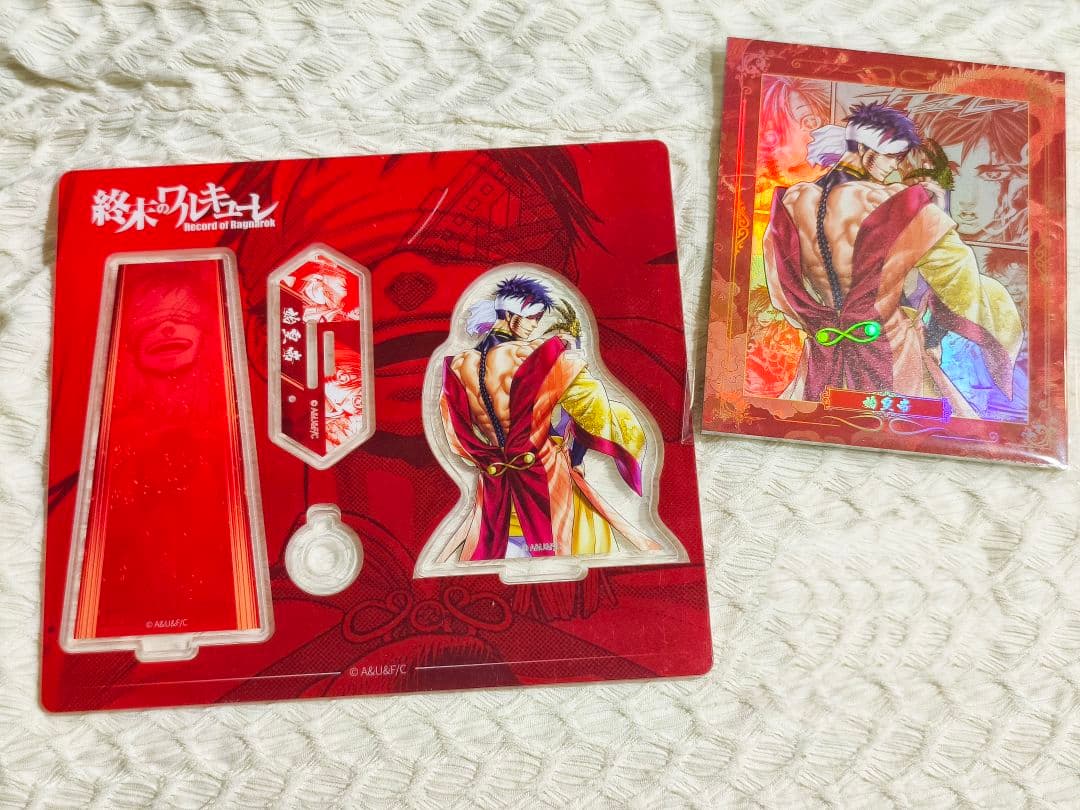 終末のワルキューレ 中国限定 公式グッズ 原画アクリルスタンド 色紙