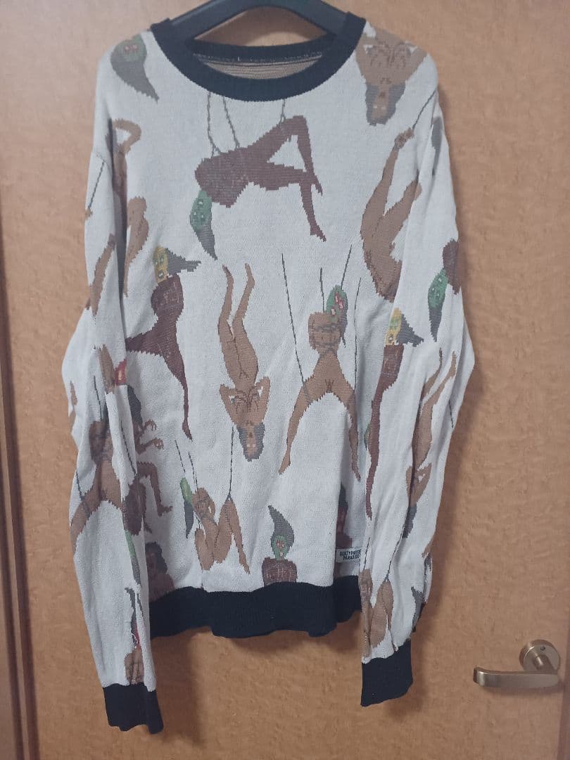 wacko maria ワコマリア ニット 女 WACKO MARIA(ワコマリア)｜WAFFLE KNIT SWEATER｜正規通販取扱店 In STATE