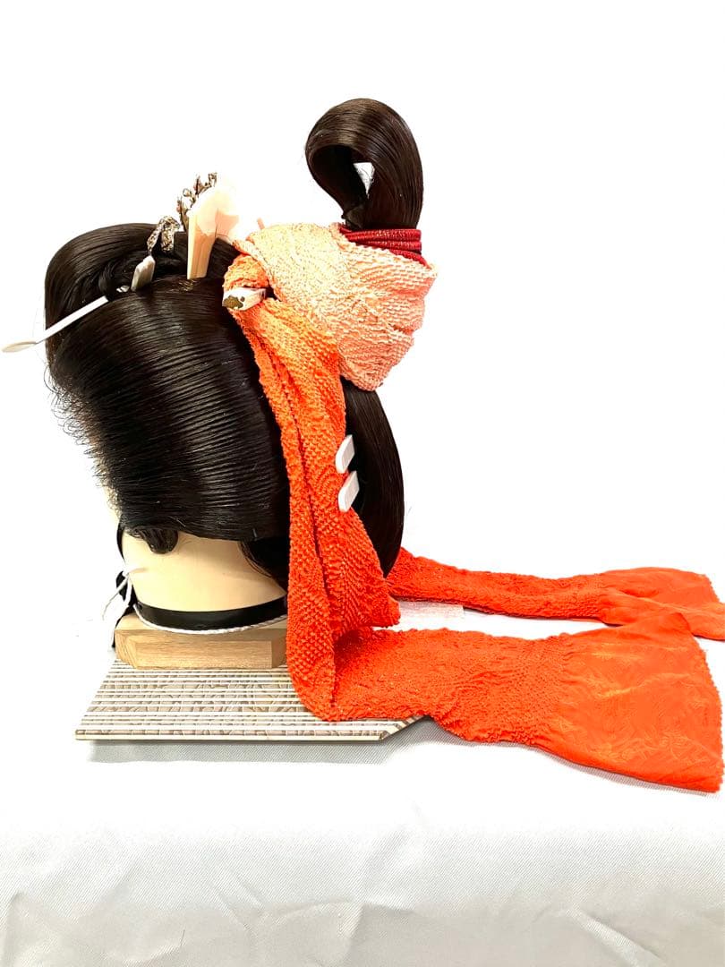 辰巳8号サイズ、一つ兵庫(ゲンコツ)中古舞踊かつら、日本髪かつら