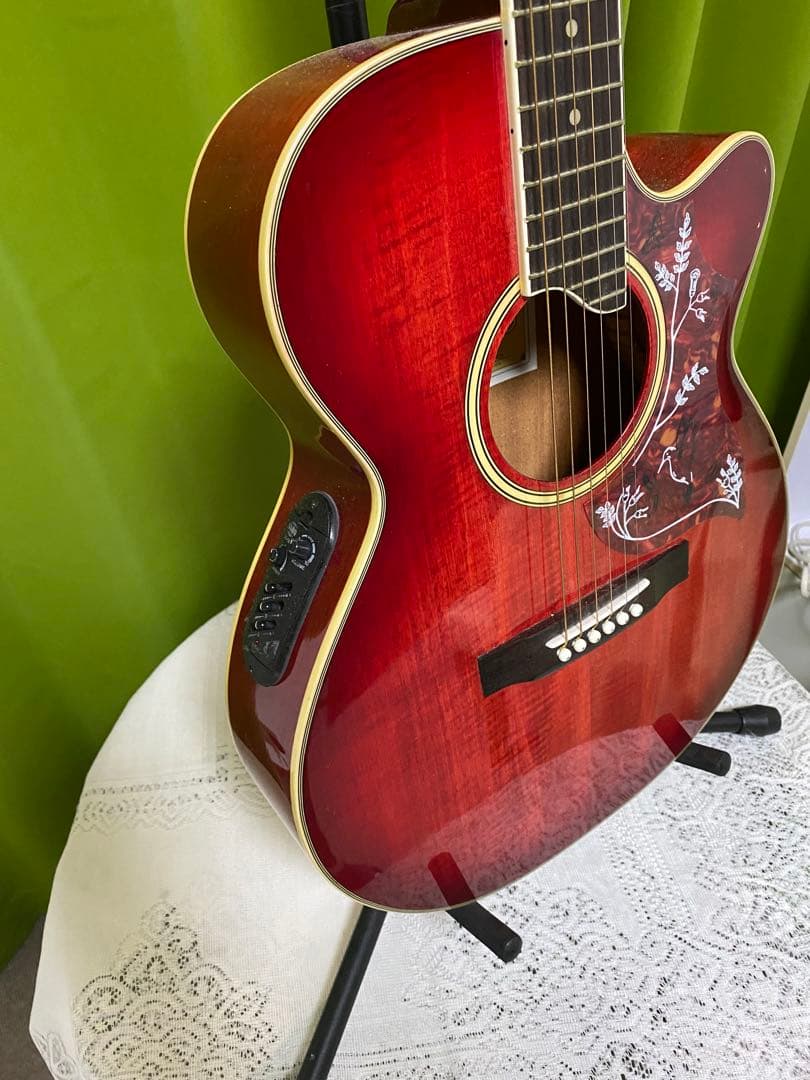 メ*1様 極上美品　ハミングバードK Garage エレアコ　音出し良好　アコギ