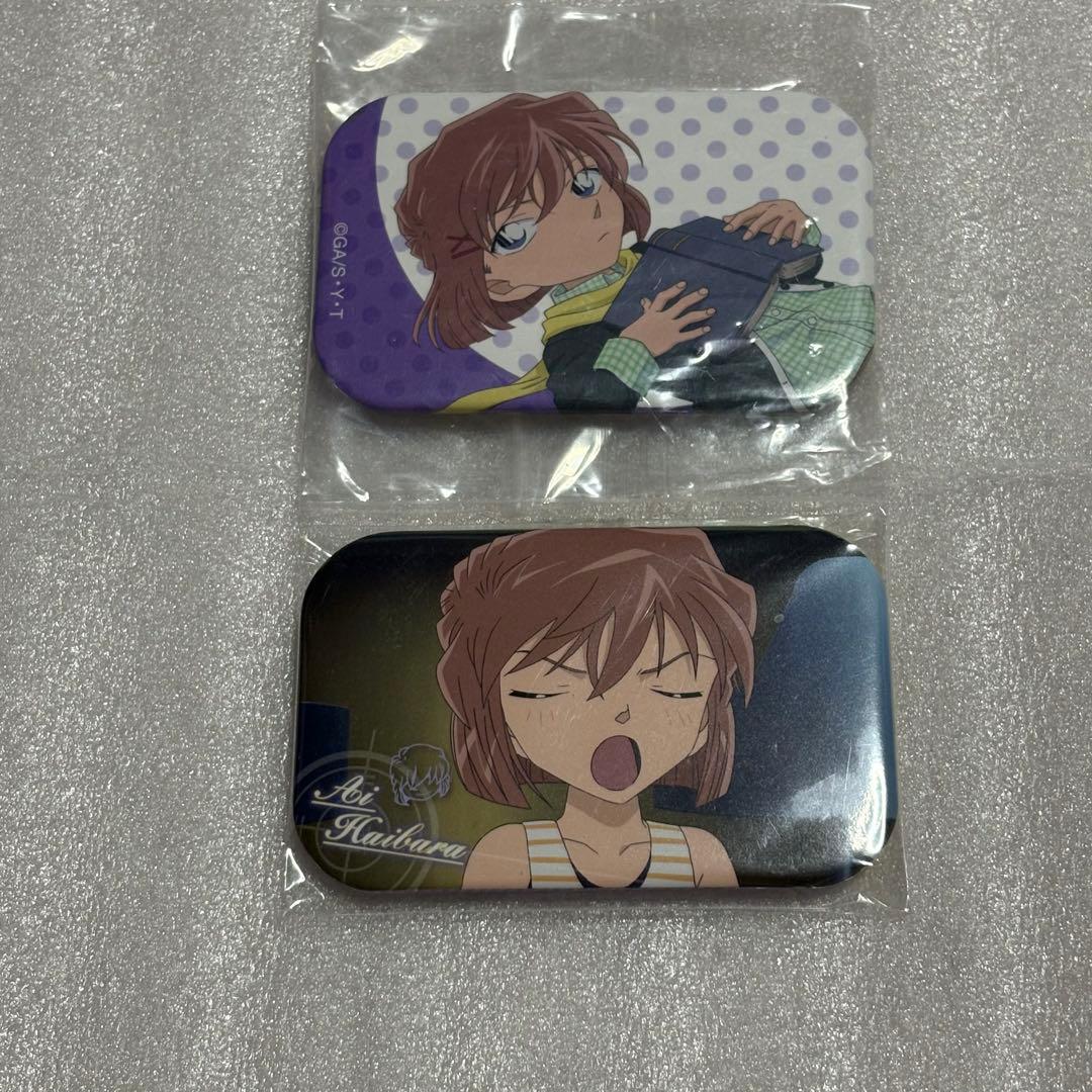 灰原哀 まるかく缶バッジ 名探偵コナン 名探偵コナン まるかく スクエア 缶バッジ 灰原哀 - メルカリ