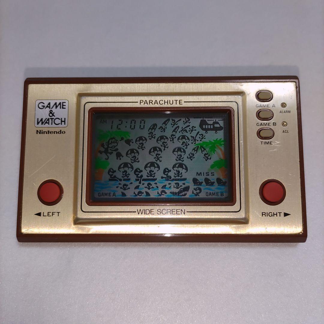 ゲーム＆ウォッチ　パラシュート【液もれなし　ボタン電池付き】 メンテナンス済み 新品の電池付き】任天堂 ゲームウォッチ GAME&WATCH