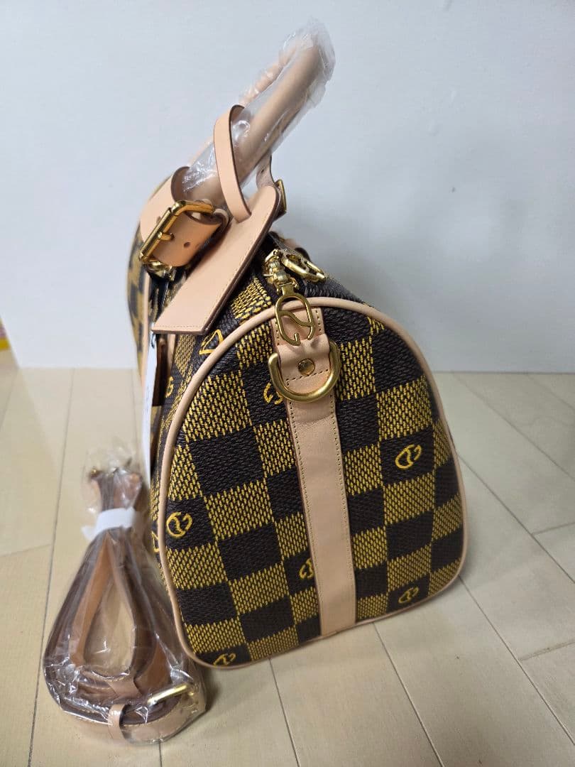 大幅値下)CPG GOLF チェック柄ボストンバッグ - メルカリ