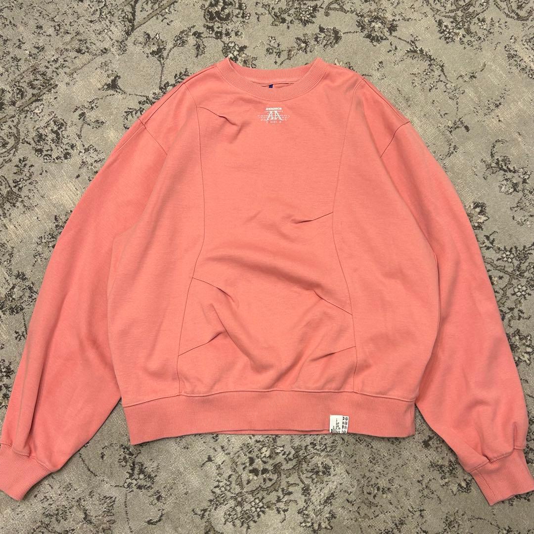 美品 ADERERROR ピンク スウェット アーダーエラー Nolc logo - メルカリ