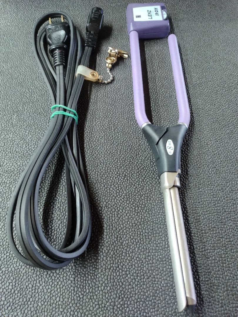 レンツシステムアイロンF-8MⅡ雫型8mm 理容アイロン中古品 廃盤レア