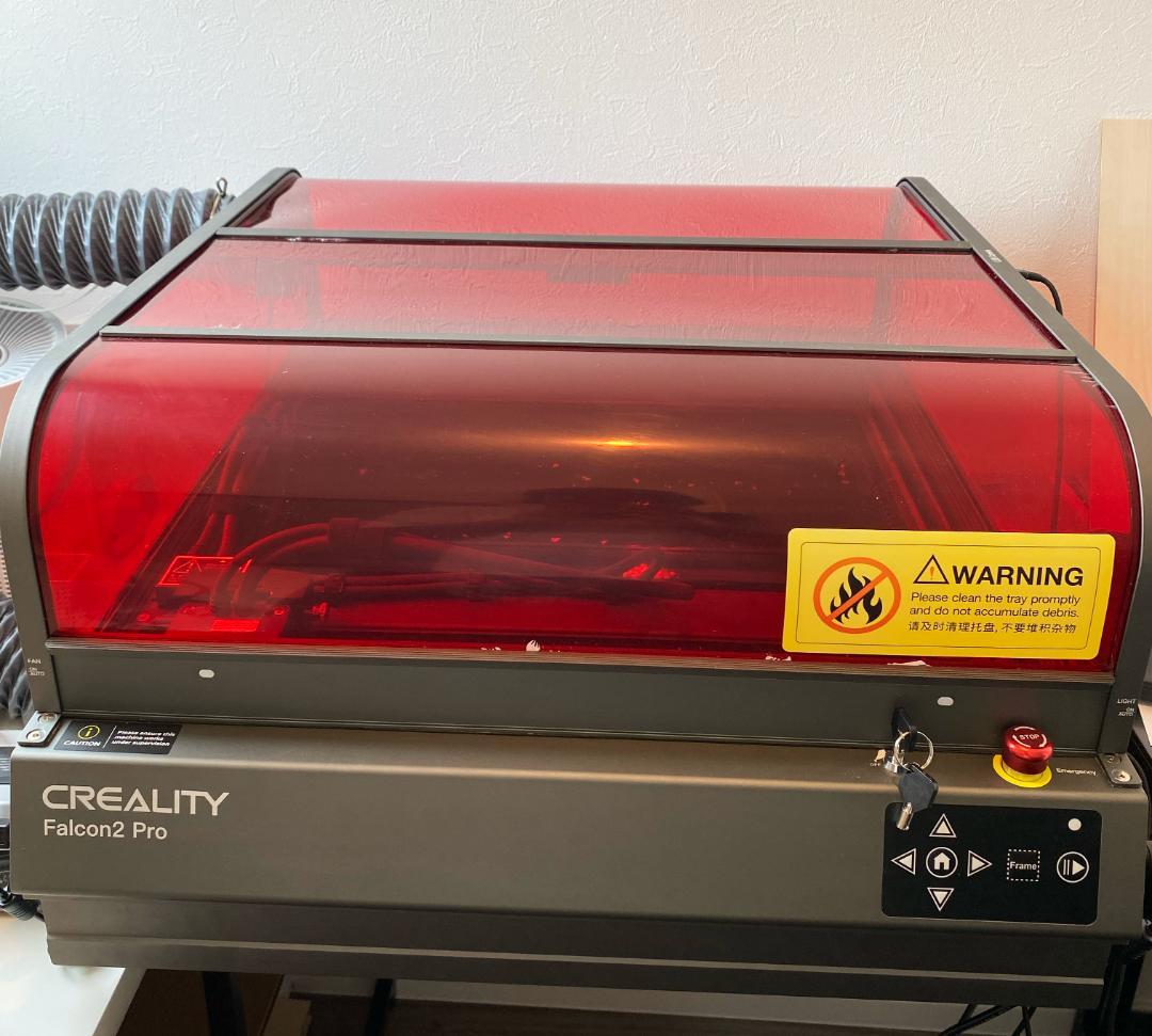 Creality Falcon2 Pro 22W レーザー彫刻・切断機 Falcon2 Pro 22W/40W/60W | Enclosed Diode Laser Engraver & Cutter + Fre