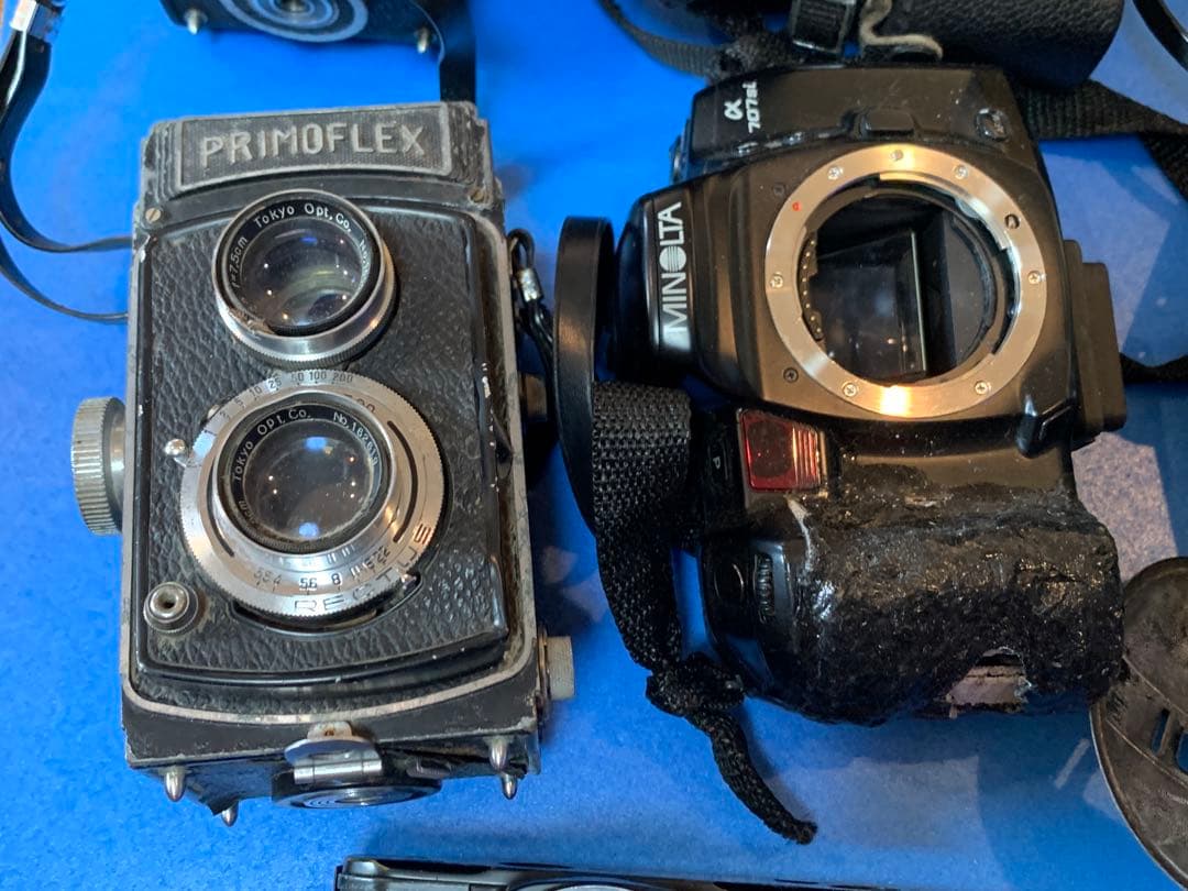 0707カメラ まとめ1 一眼レフ 二眼 キヤノン ミノルタ ペンタックス