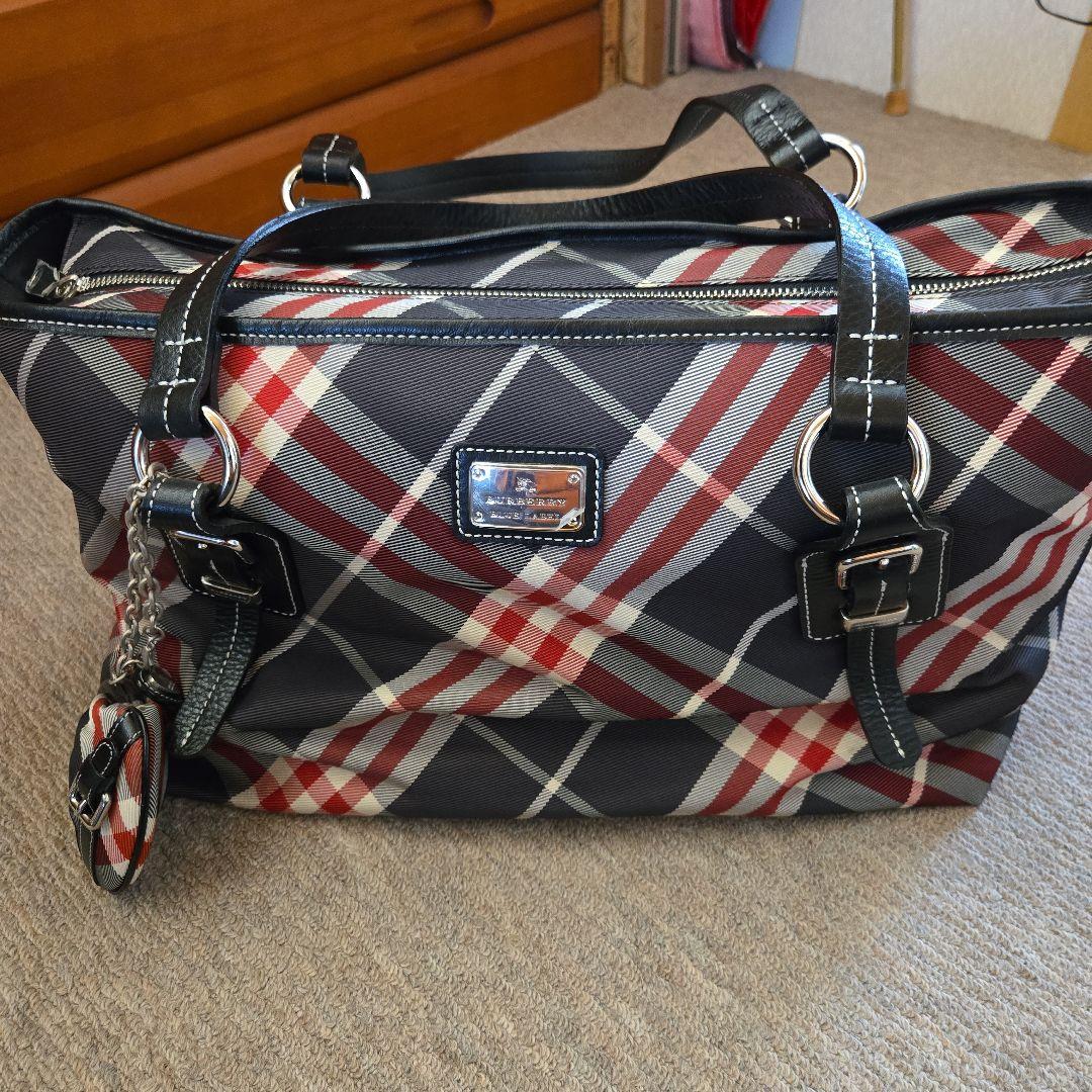 BURBERRY BLUE LABEL チェック柄ショルダーバッグ - メルカリ