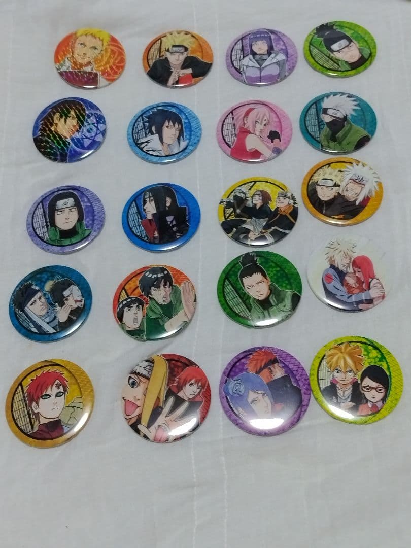 NARUTO展 缶バッジ 全20個セット - メルカリ