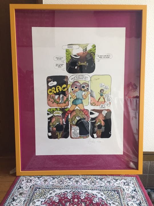 fafi サイン入り carmine volt 原画レプリカ - メルカリ