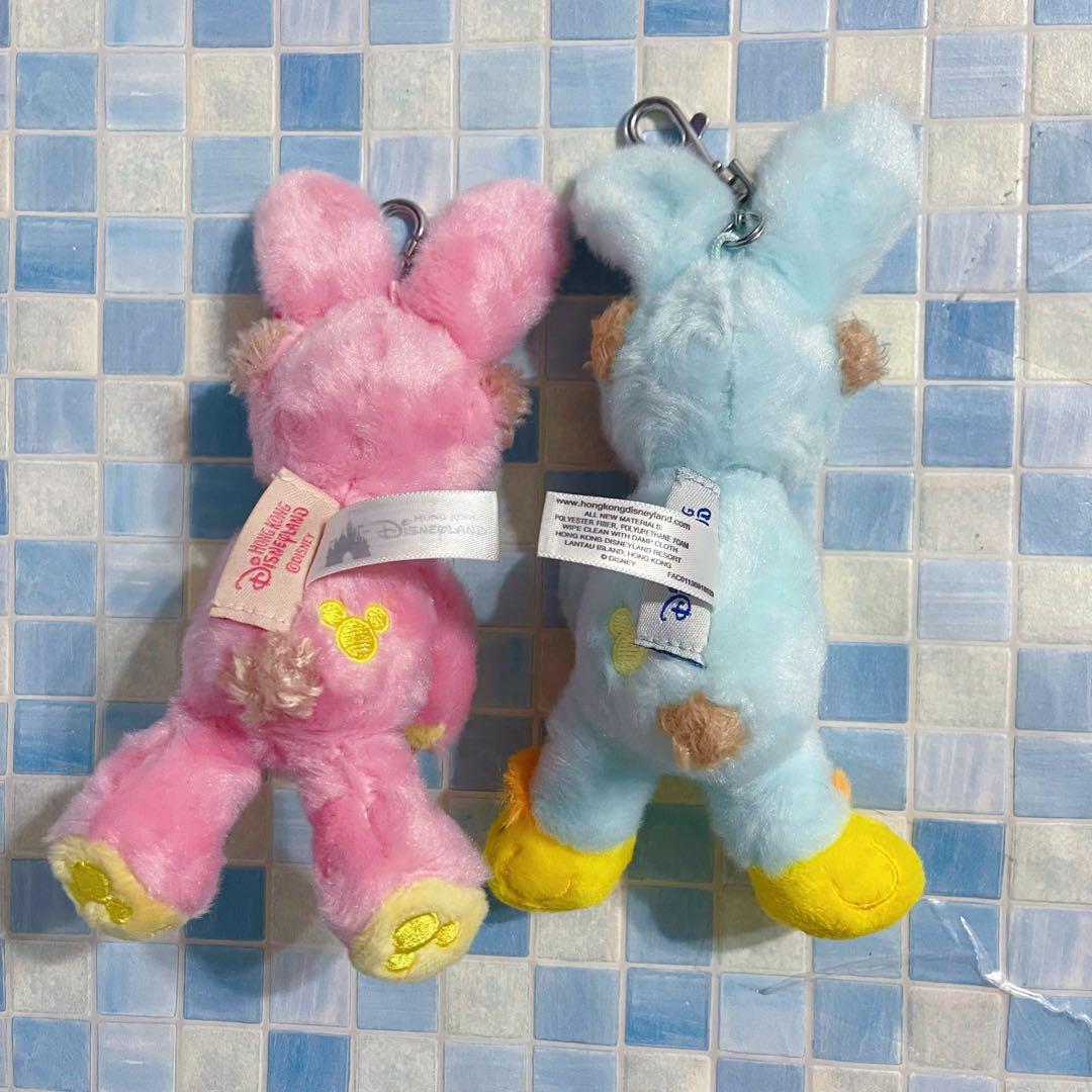 香港ディズニー イースター ダッフィー シェリーメイ キーホルダー