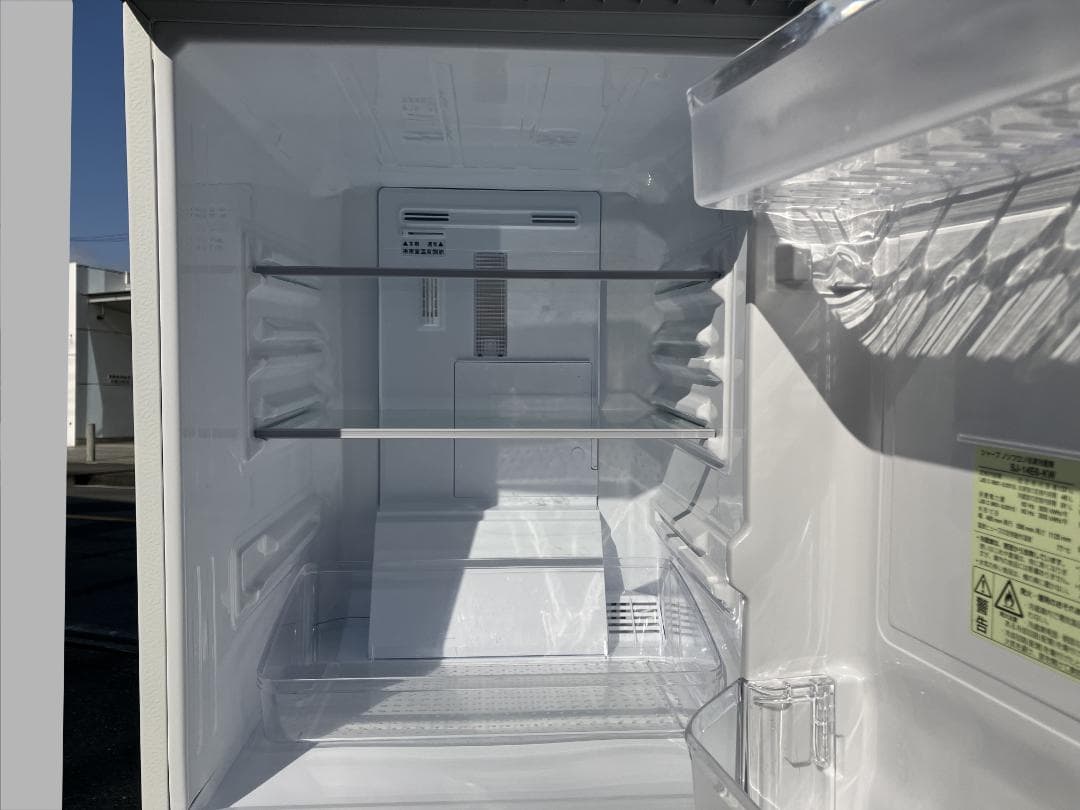 愛知岐阜/送料込☆シャープ 137L冷凍冷蔵庫 SJ-14E6-KW 2019年