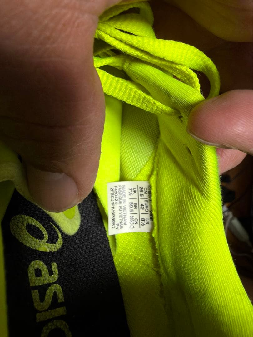 ASICS Magic Speed 4 シューズ イエロー　26.5cm