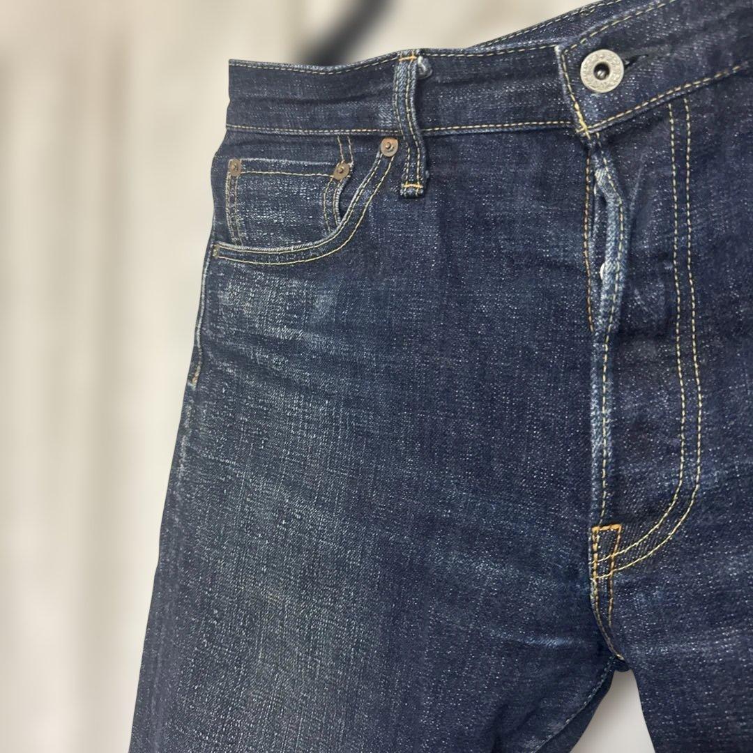 ONI DENIM 鬼デニム 濃紺セルビッジデニム ジーンズ 日本製 W33 - メルカリ