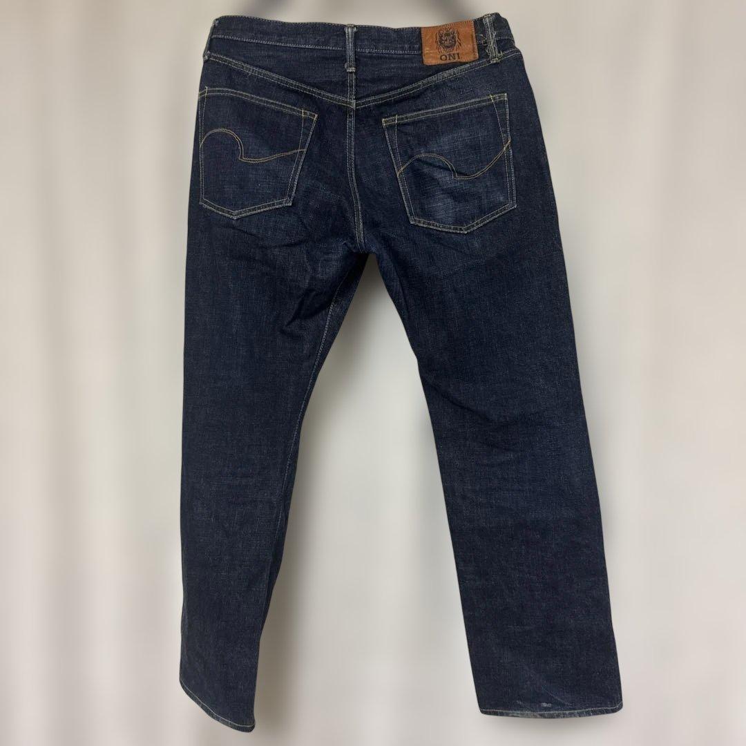 ONI DENIM 鬼デニム 濃紺セルビッジデニム ジーンズ 日本製 W33 - メルカリ
