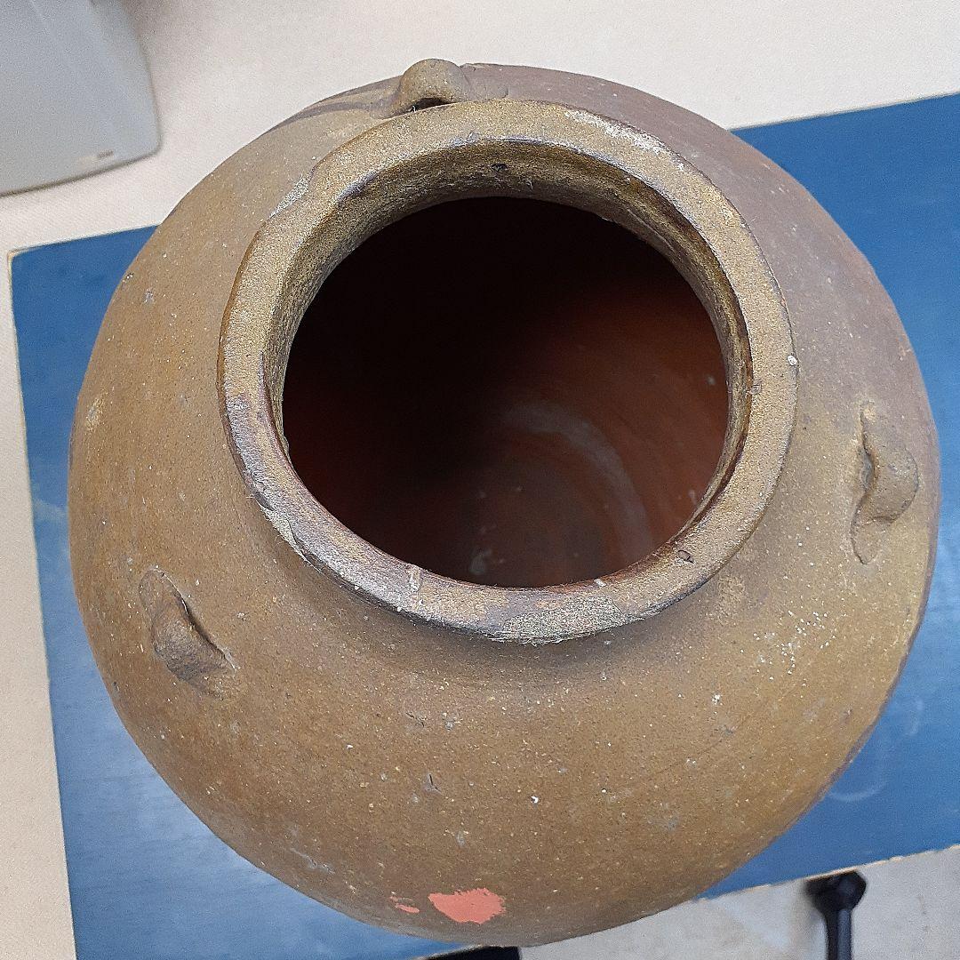 やっしー様専用 古陶 琉球南蛮大壷 三耳線文壺