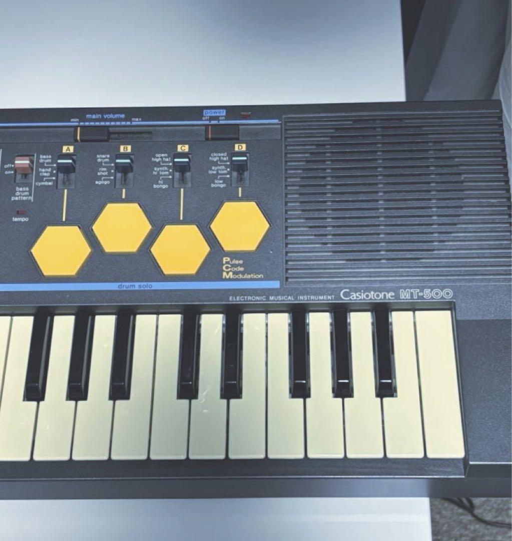 た*ま様 Casio MT-500☆リズムマシン付きシンセサイザー☆日本製☆レト