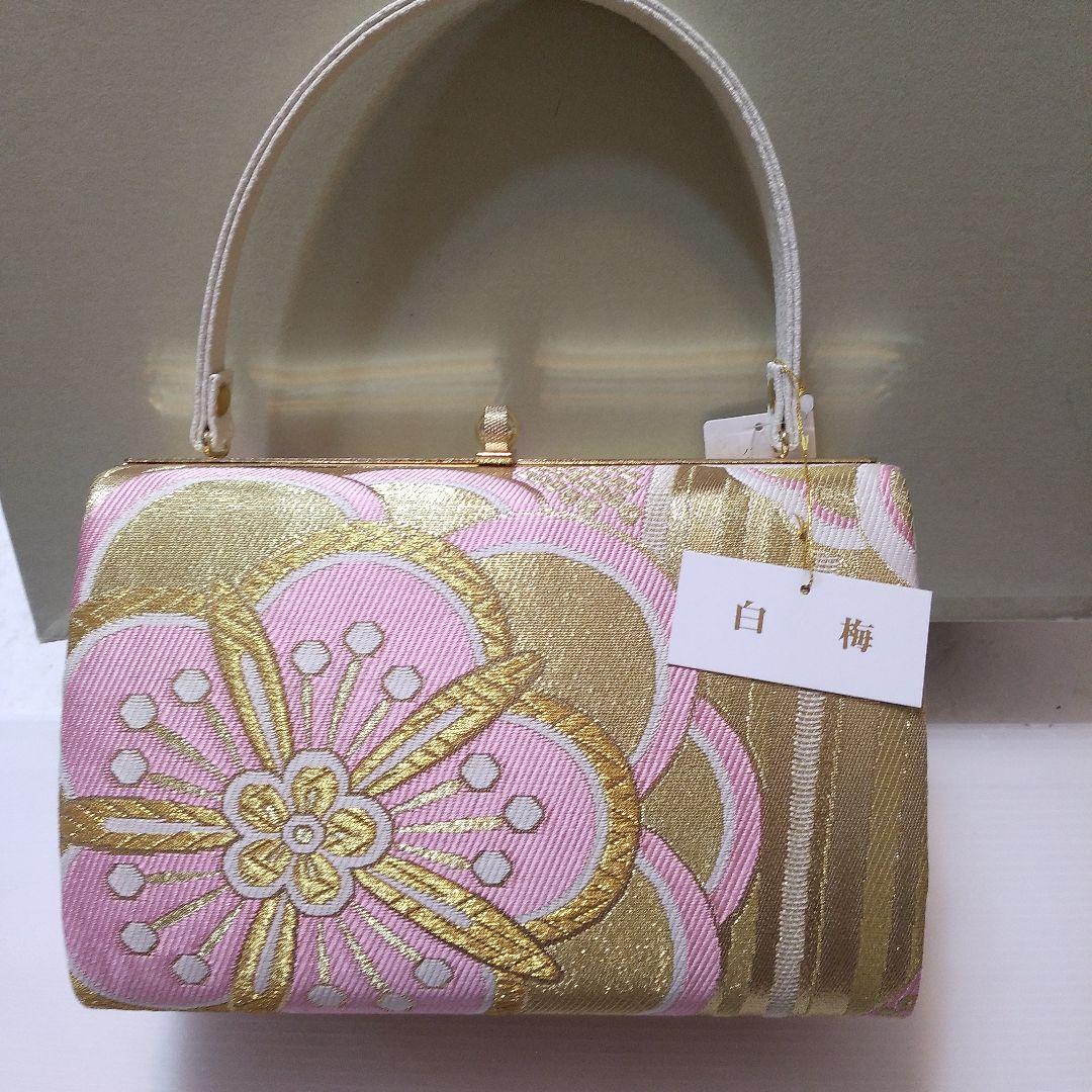 和装草履バックセット 振袖訪問着 白梅 未使用Lサイズ ZB 88 きーはあ