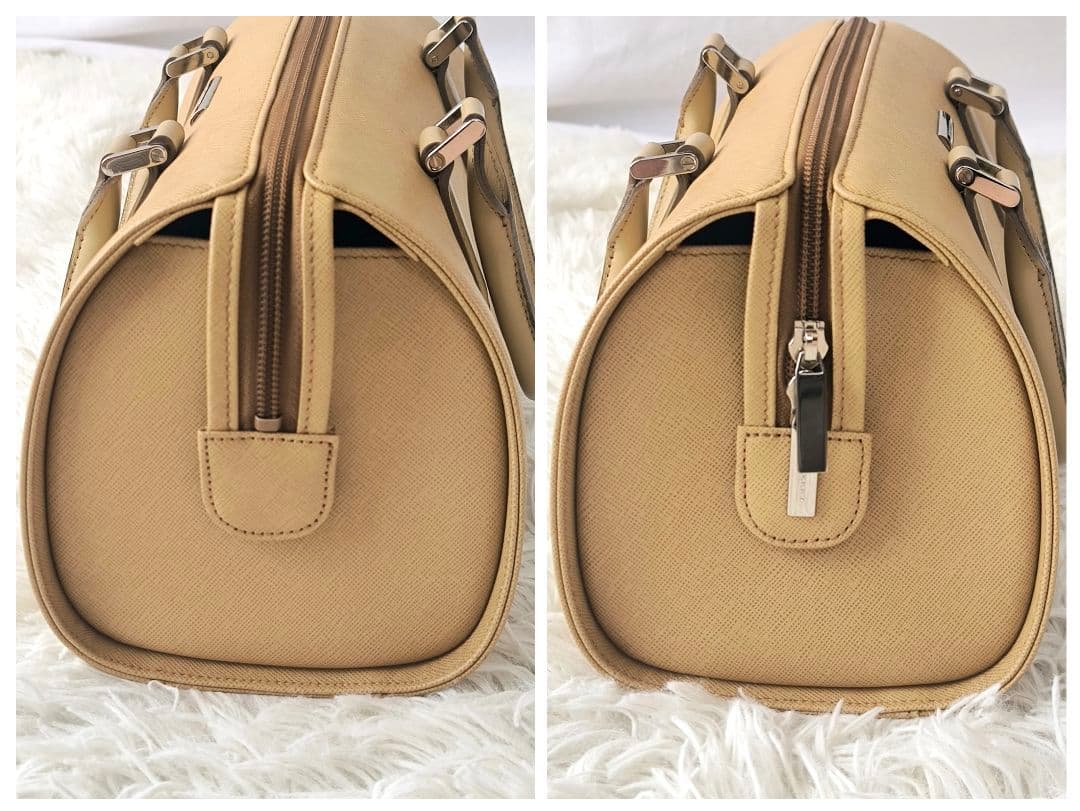 BURBERRY バーバリー ハンドバック ドラム サフィアーノレザー