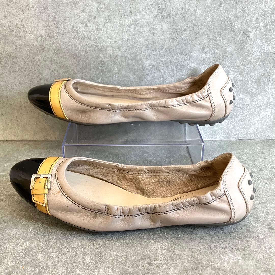 良品】TOD'S トッズ バレエシューズ フラットシューズ 【22.5】 - メルカリ