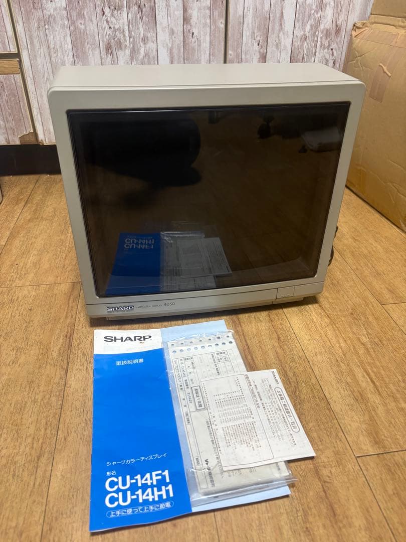 希少 SHARP シャープ CU-14H1 カラーディスプレイ ジャンク - メルカリ