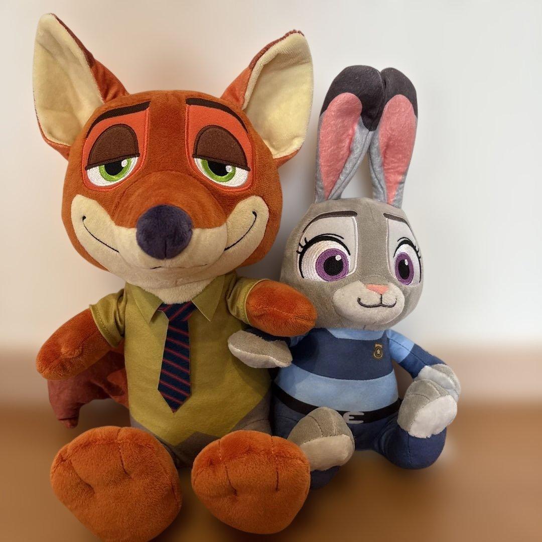 ニック・ワイルドとジュディ・ホップス ぬいぐるみセット - メルカリ