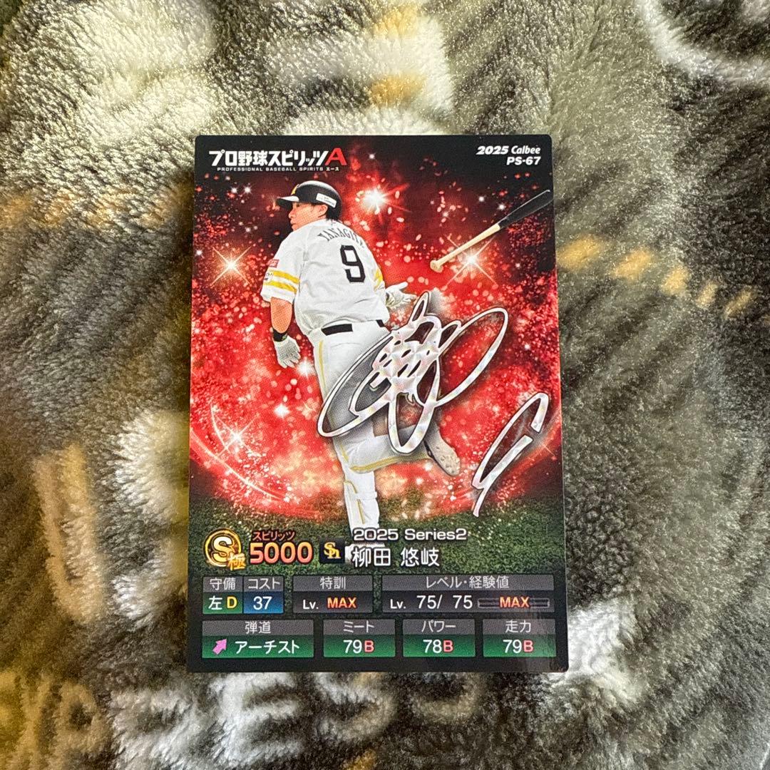 2025 カルビー 柳田悠岐 PS-67 - メルカリ