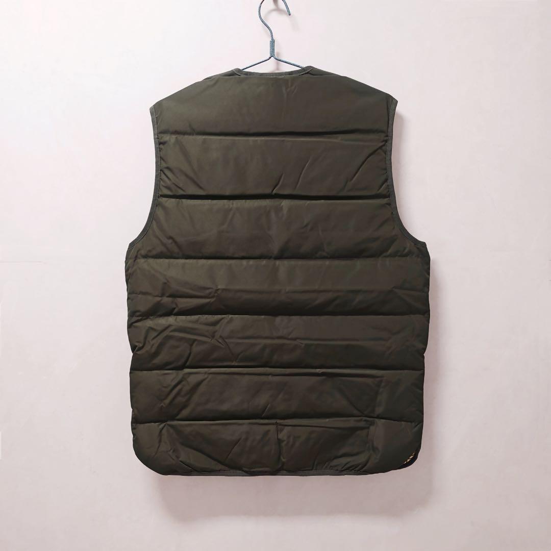 バブアー リバーシブル ライナー キルティングベスト チェックダウン