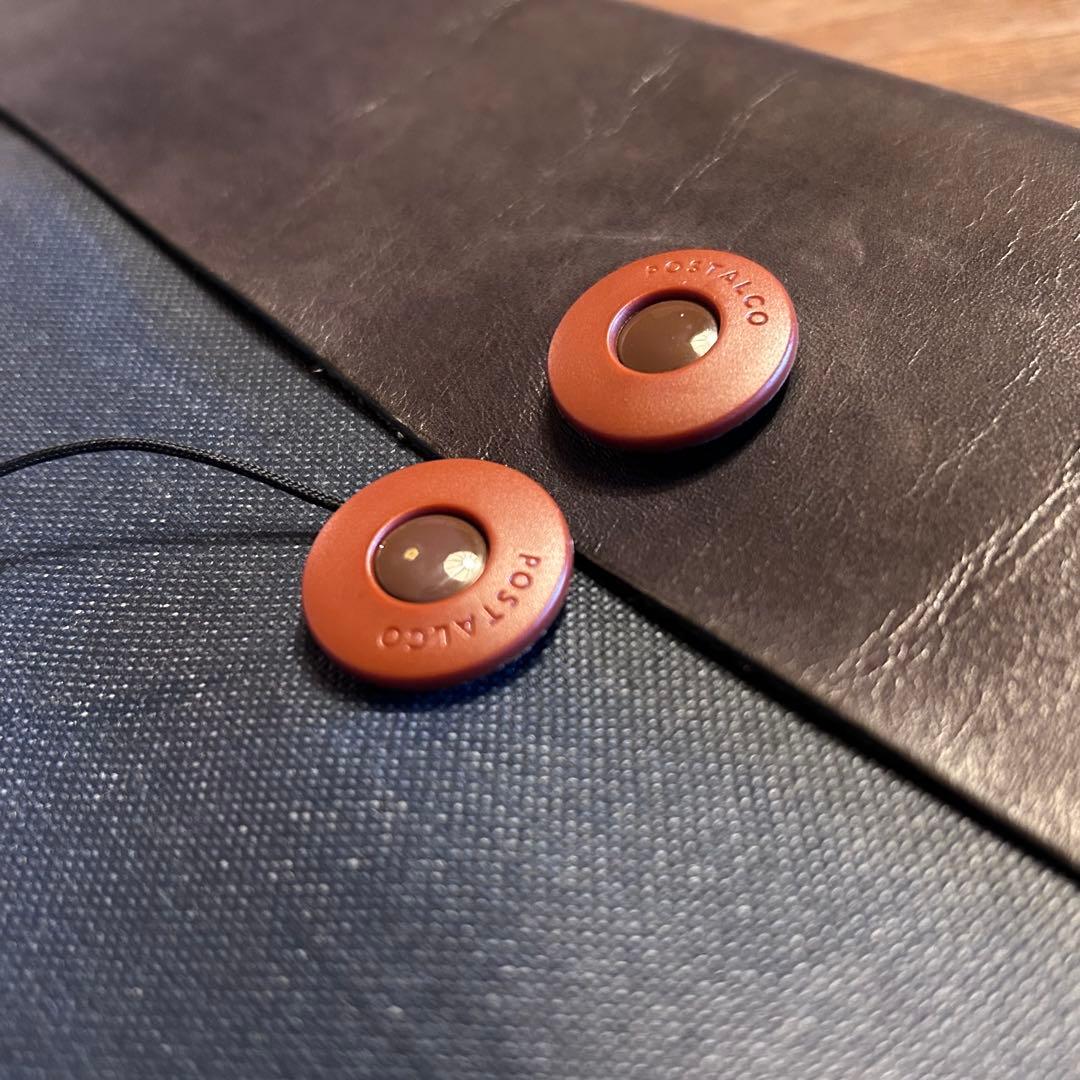 POSTALCOポスタルコリーガルエンベロープ ネイビーxブラック 廃盤品