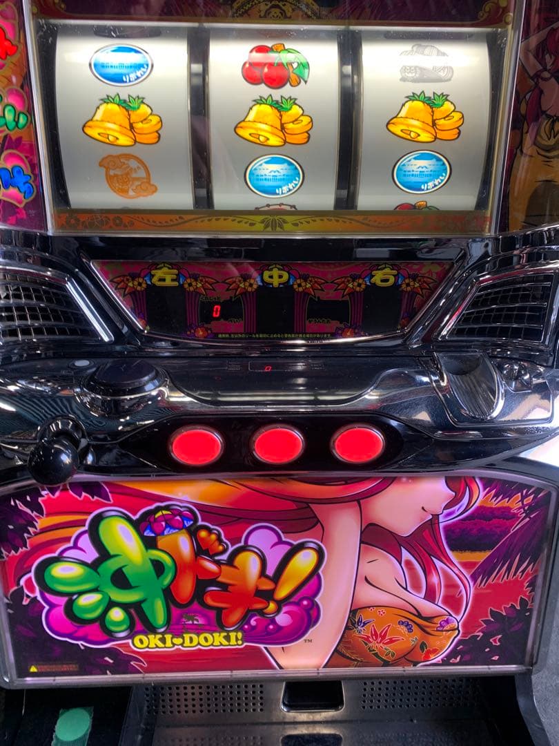 激レア 初代 パチスロ 実機 5号機 沖ドキ！LL-30 +コイン不要機 - メルカリ