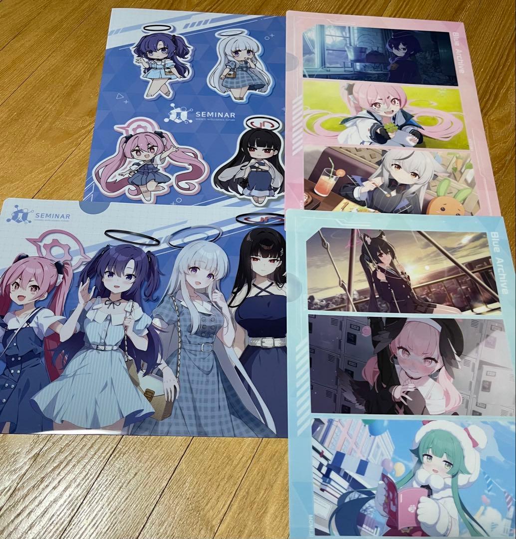 ブルーアーカイブ クリアファイル4枚セット - メルカリ