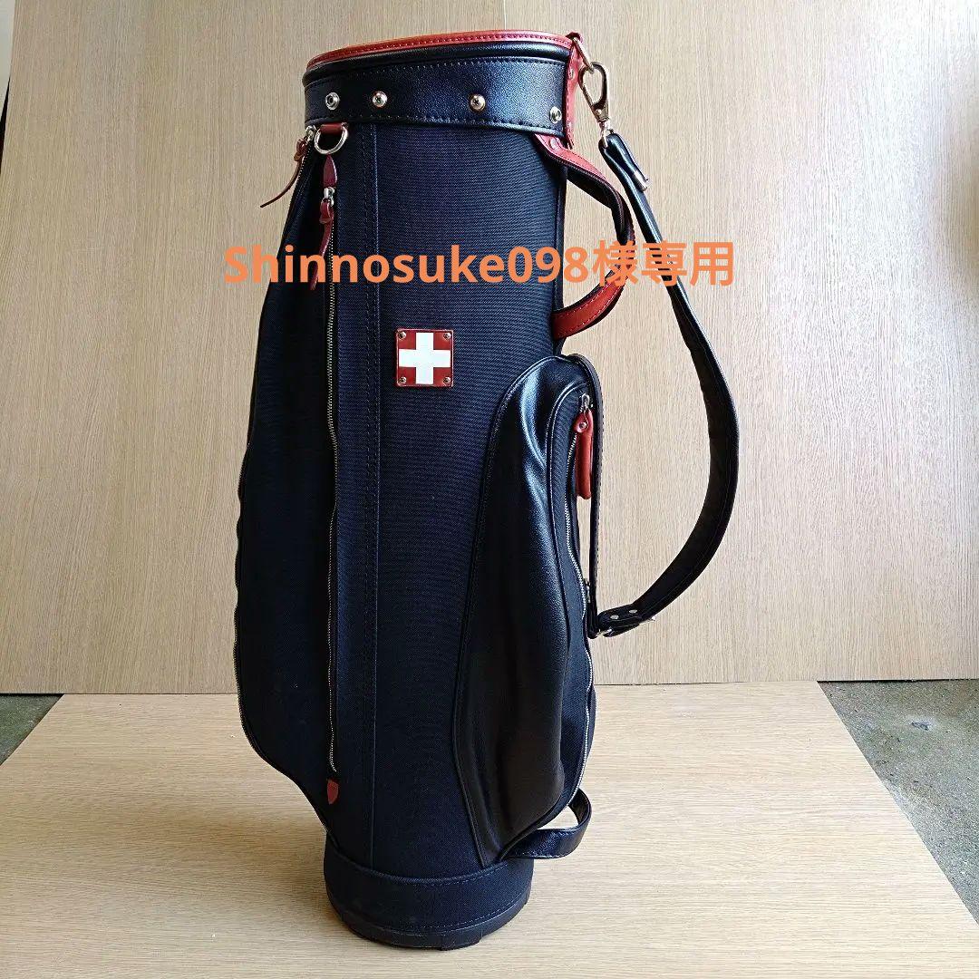 木の庄帆布　キャディーバック 木の庄帆布 ゴルフバッグ KH-CPB01W カートバッグ 木のマーク/パイプ