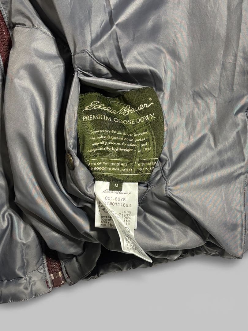00s eddie bauer reversible puffer jacket - メルカリ
