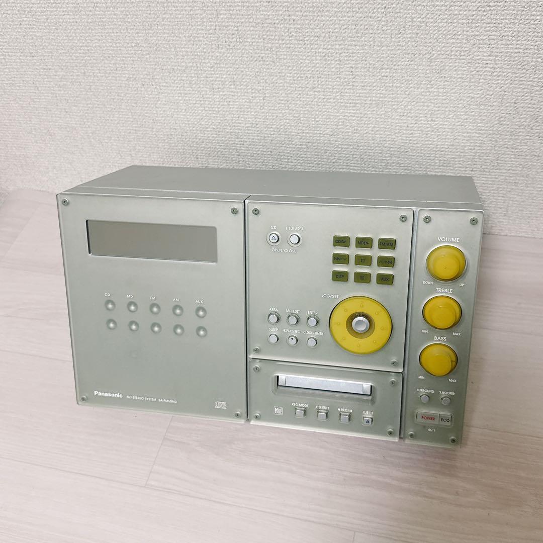 2483【日本製】Panasonic CD／MDコンポ SA-PM50 - メルカリ