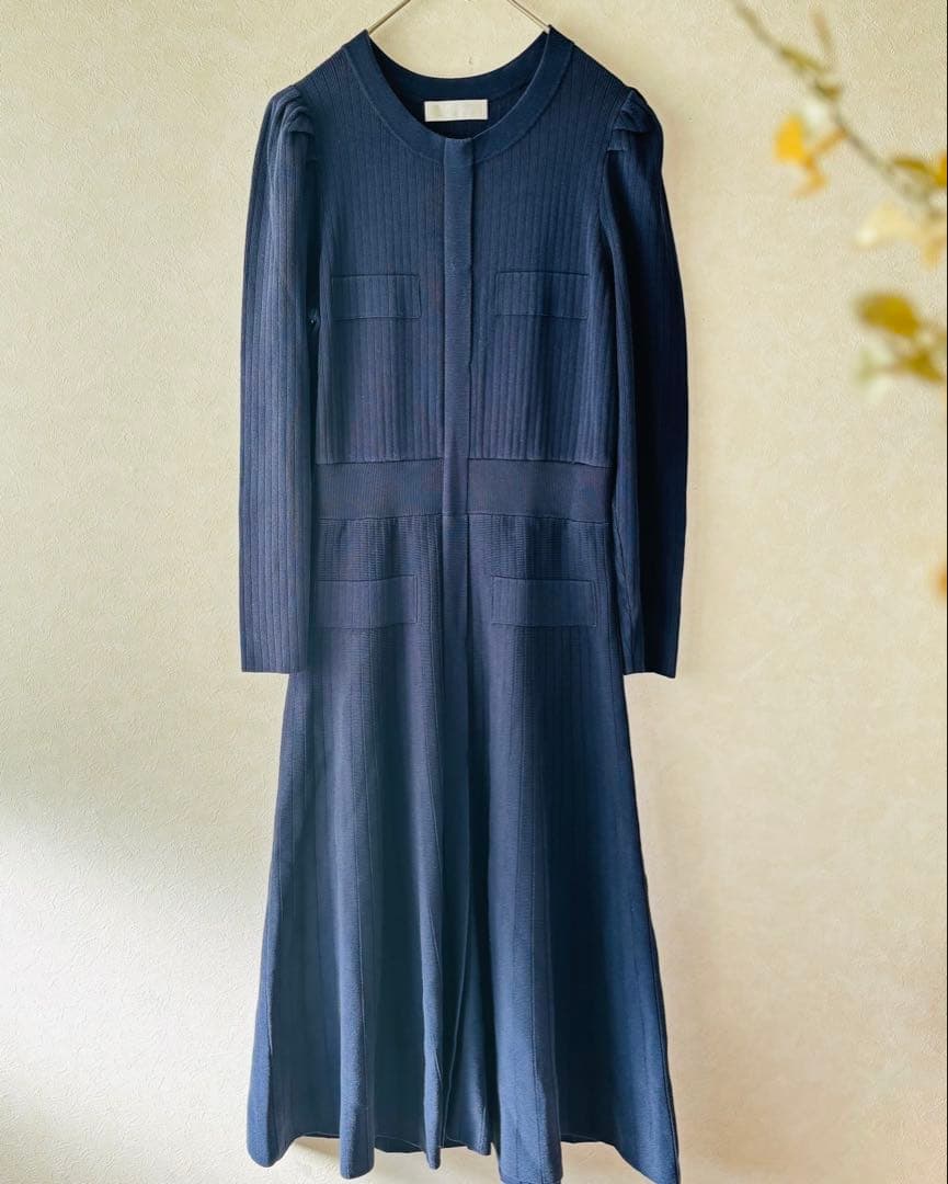 セルフォード ネイビーワンピース 38 size 濃紺