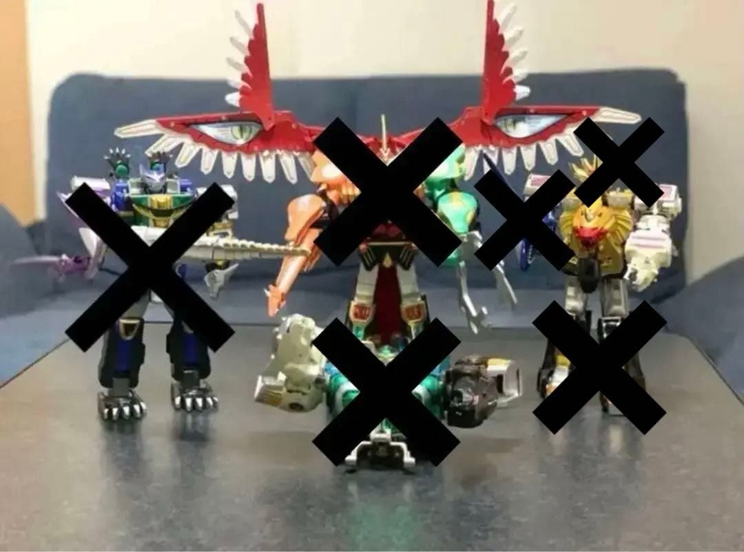 百獣戦隊ガオレンジャー　2体　ガオライオン　ガオタイガー　ジャンク品 中古】ジャンク)百獣戦隊ガオレンジャー DXガオエレファント ガオ