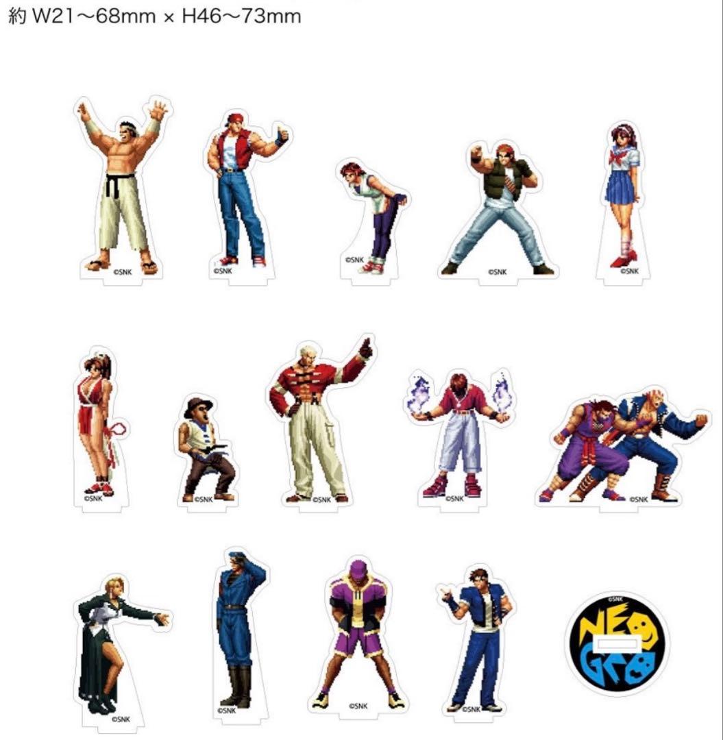 ザ キングオブファイターズ KOF 98 ピクセル アクリルスタンド Bセット