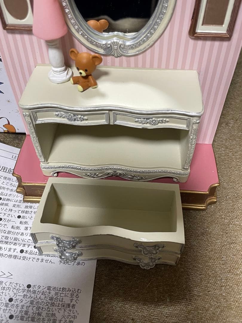 ディズニーストア ピーターパン 30周年 タンス型小物入れ ライト付き