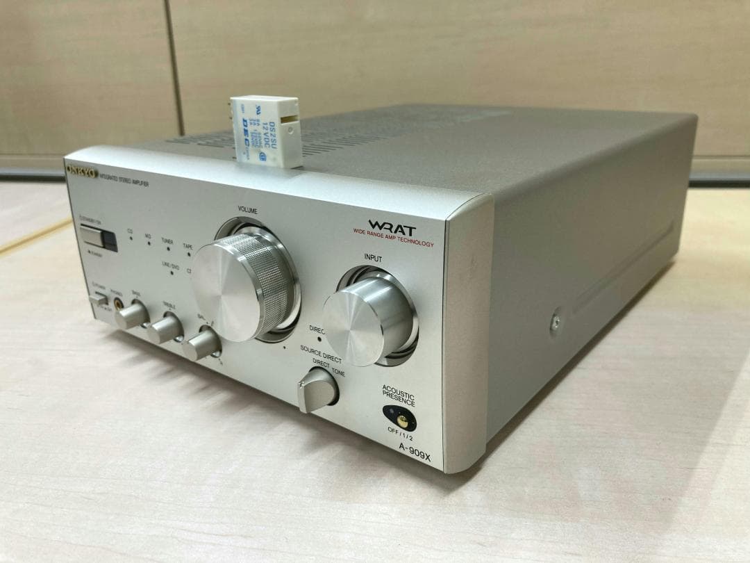 ☆整備済み☆ONKYO A-909X SPリレー交換済み 最上級機種 上美品①