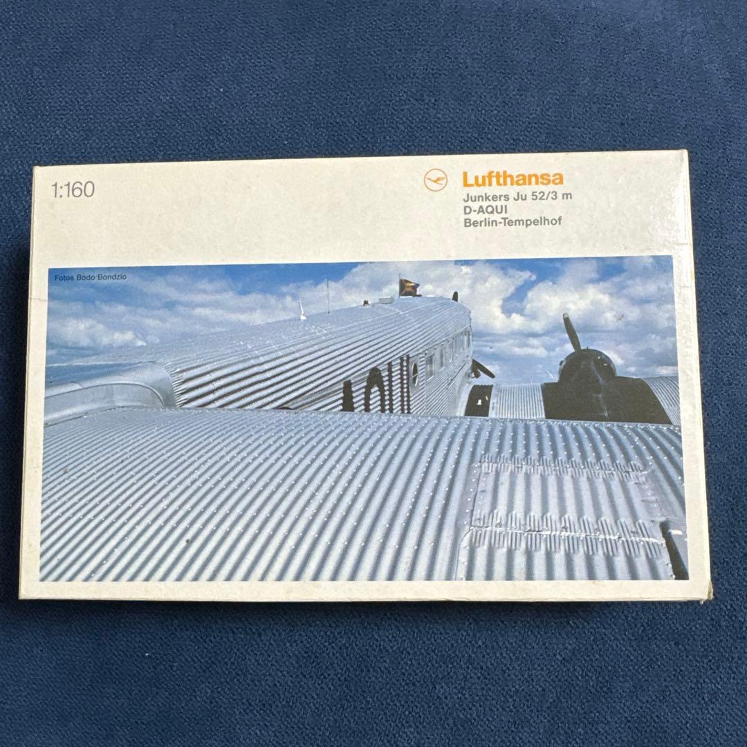 herpa Junkers Ju 52/3m D-AQUI 1:160 - メルカリ
