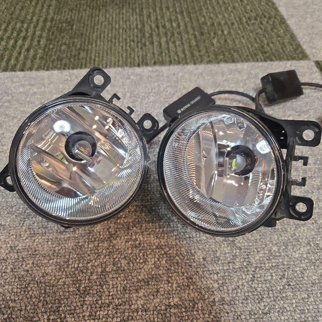 後期デリカD5 IPF製フォグクリアー101FL ロイヤルガードバルブ付き