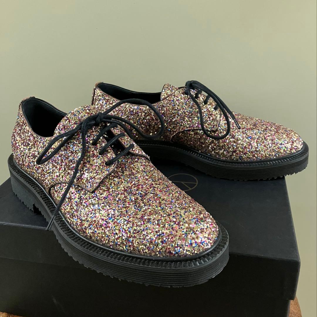 〓GIUSEPPE ZANOTTI×PEACEMINUSONE〓 グリッター 靴 - メルカリ