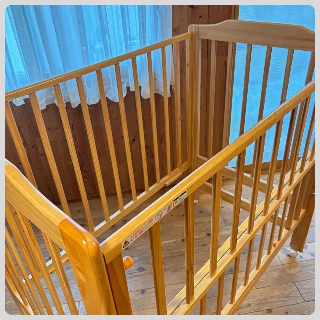 《綺麗❣️早い者勝ち❣️》カトージ　ベビーベット　 ハイシートベビーベッド⭐︎