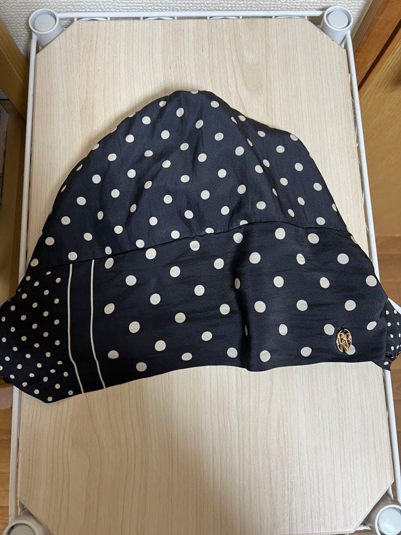 BAREN 医療用スカーフハット Dot Border -Orange Mサイズ