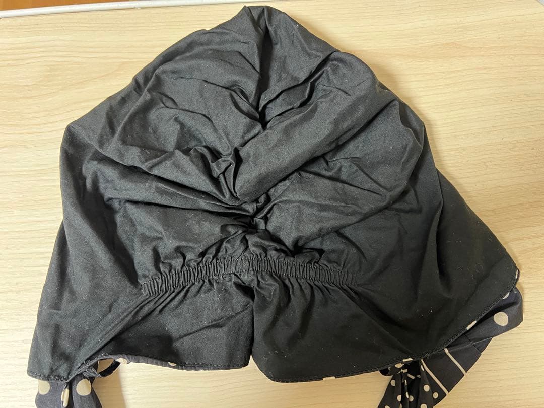 BAREN 医療用スカーフハット Dot Border -Orange Mサイズ