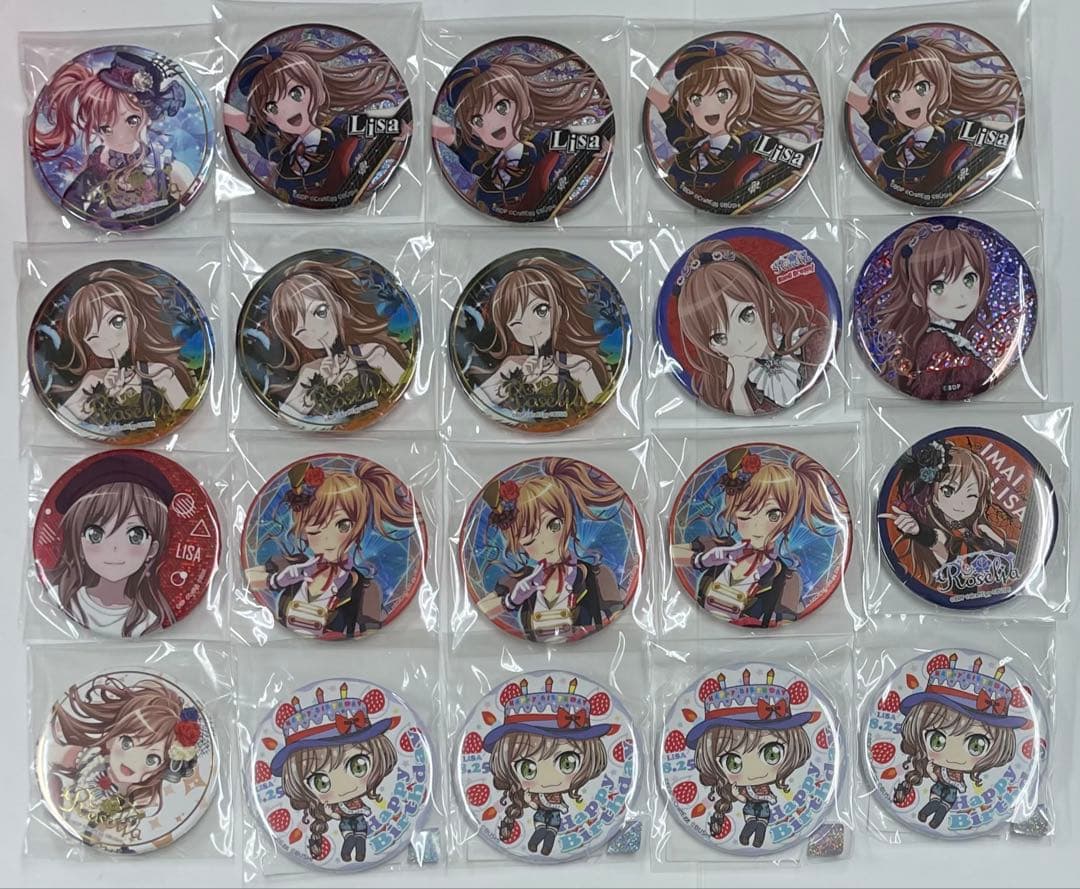 バンドリ缶バッジ 今井 リサ 20点セット - メルカリ